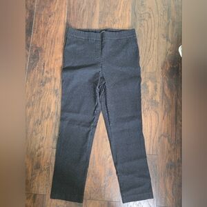 Hilary Radley Black Textured Knit Trousers